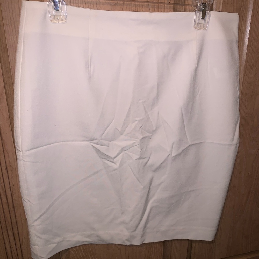 Cream dressy skirt